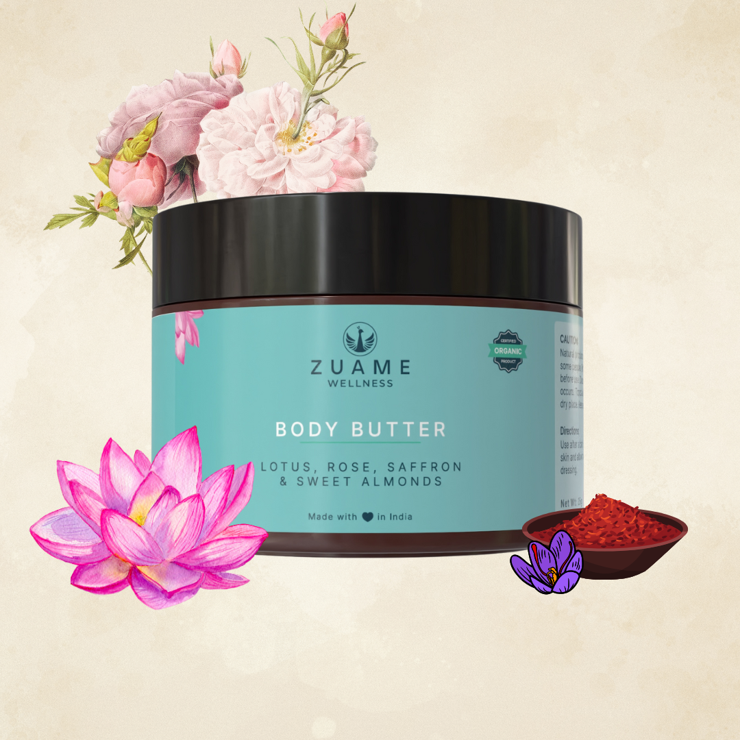 Deep Moisturising Restoring Body Butter with Lotus Rose and Saffron