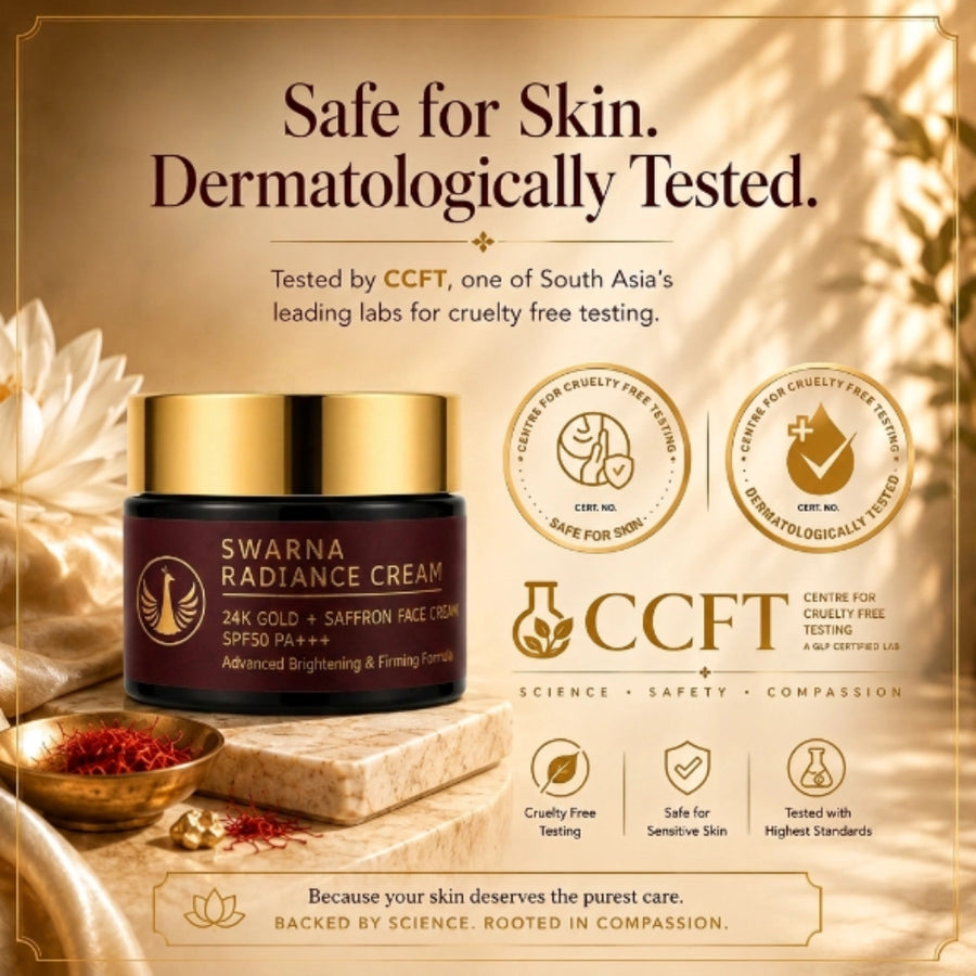 Swarna Radiance Face Cream With 24K Gold Bhasma
