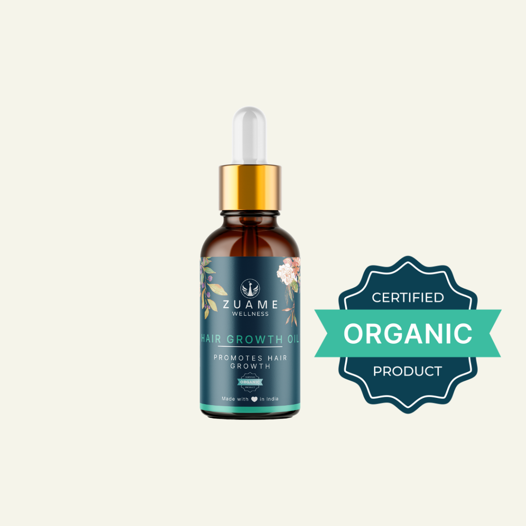 Quick Hair Growth Oil With Bhringraj, Gudaari Saag & Garlic - Zuame Hair Growth Oil