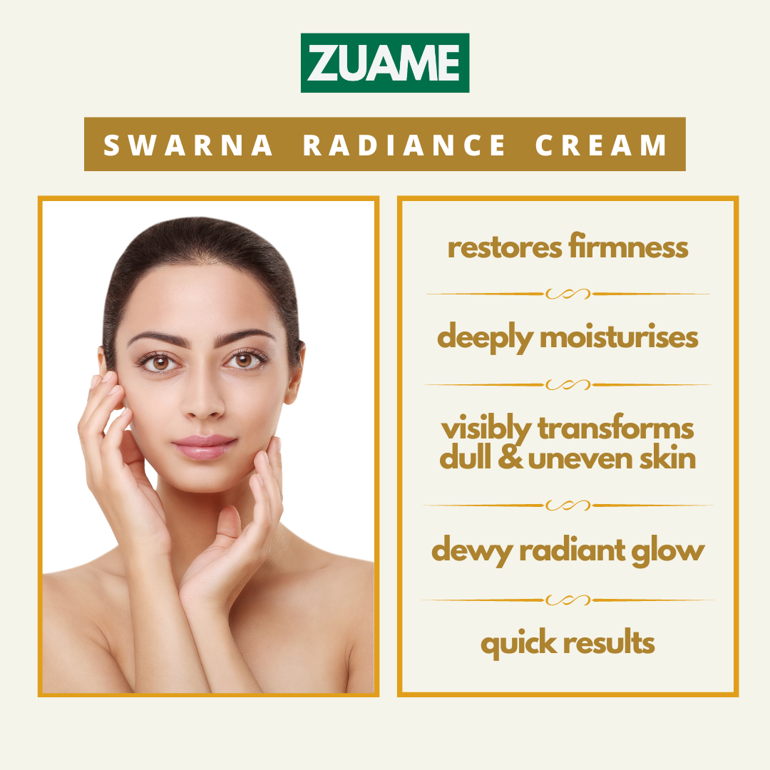 Swarna Radiance Face Cream With 24K Gold Bhasma