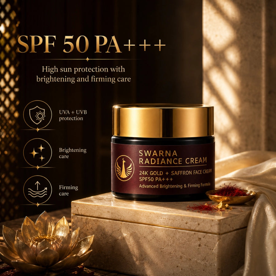 Swarna Radiance Face Cream With 24K Gold Bhasma