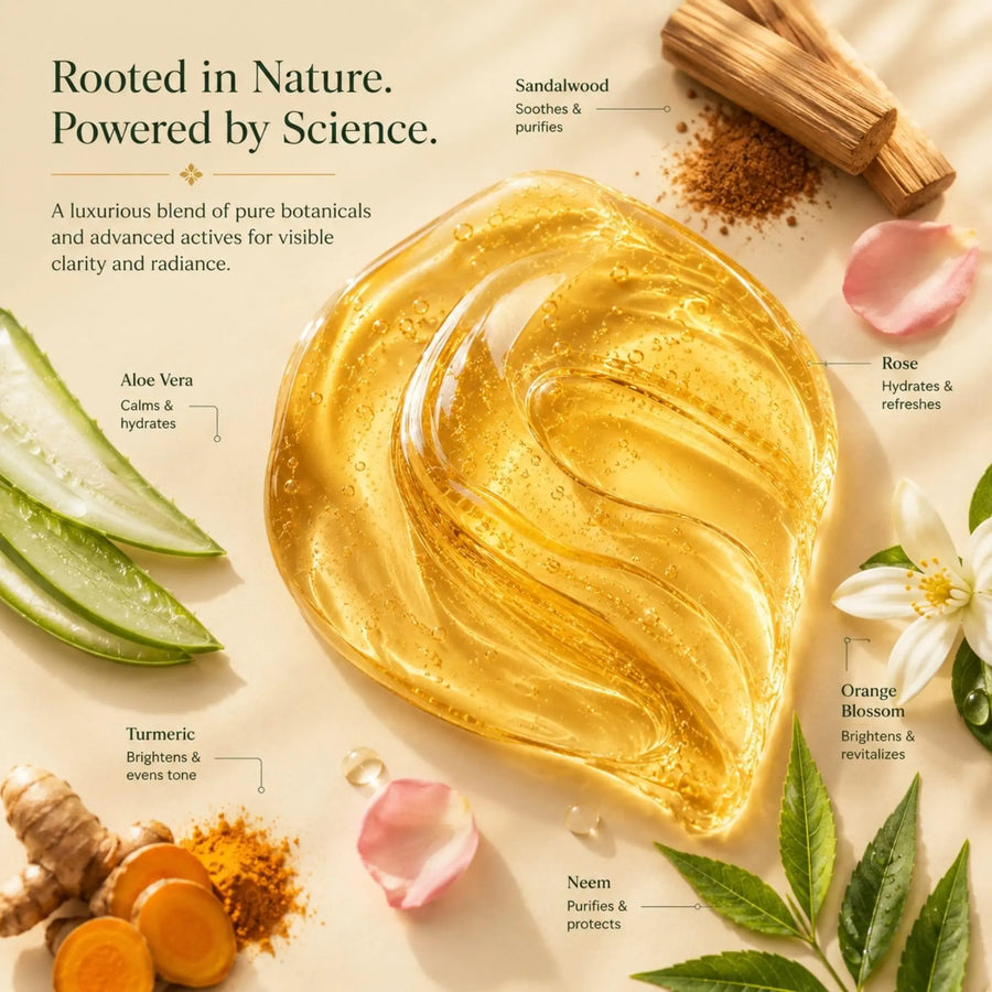 Zuame Clarifying Ritual Wash | Anti-Pigmentation Face Wash with Sandalwood, Turmeric & Neem | Certified Organic | For Women 35+