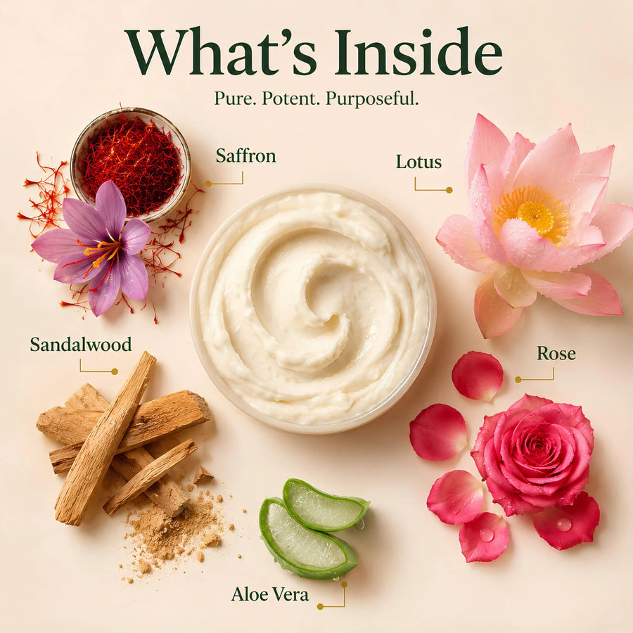 Deep Moisturising Restoring Body Butter with Lotus Rose and Saffron
