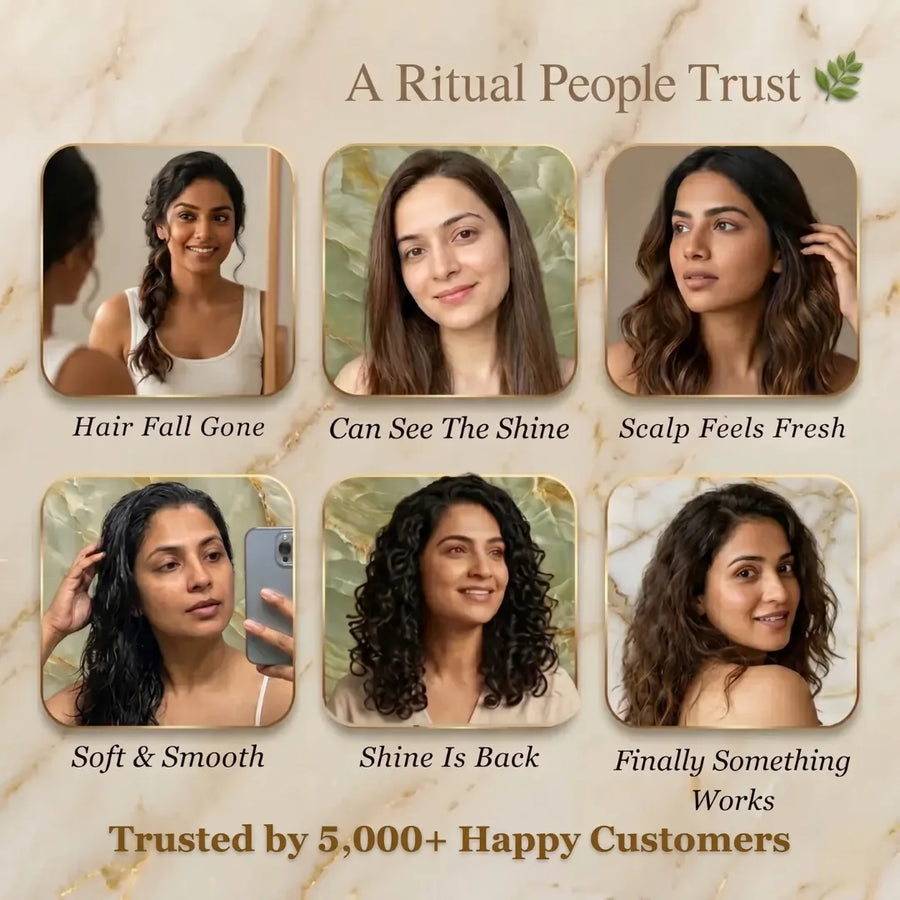 Zuame Hair Wash — Herbal Powder Shampoo with Argan, Jojoba, Kalonji, Curry Leaf & Bermuda Grass