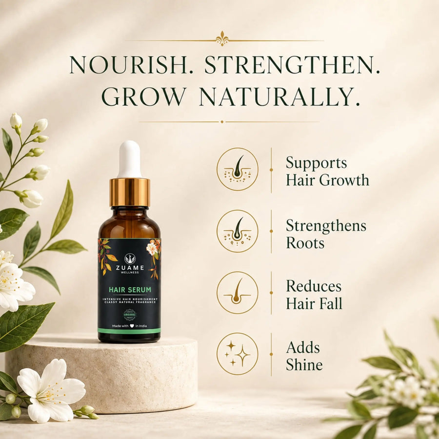 Hair Serum - The Zuame Radiance Restore™ : Premium Hair & Scalp Serum