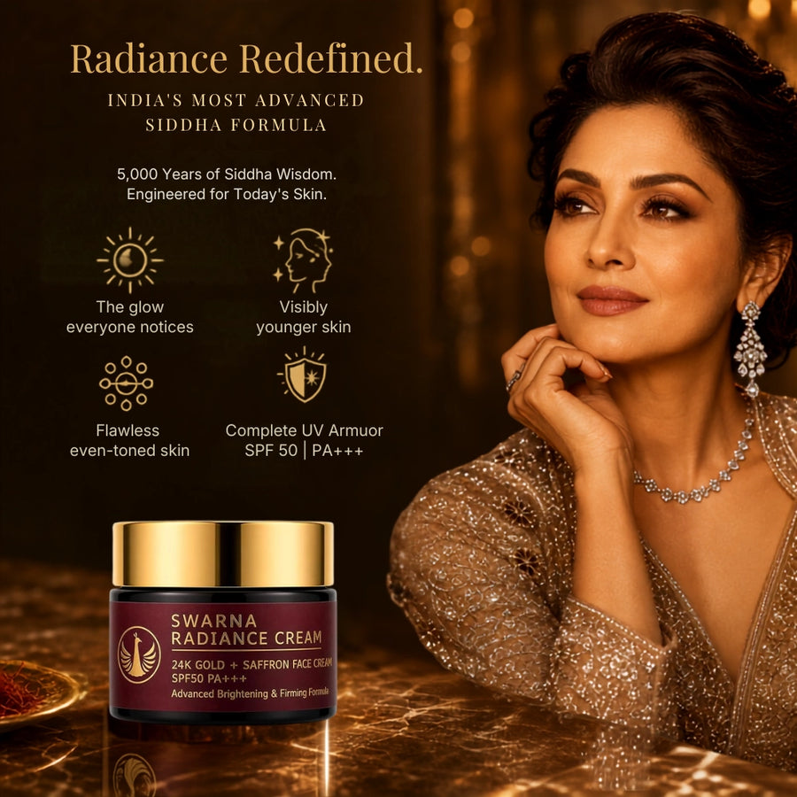 Swarna Radiance Face Cream With 24K Gold Bhasma