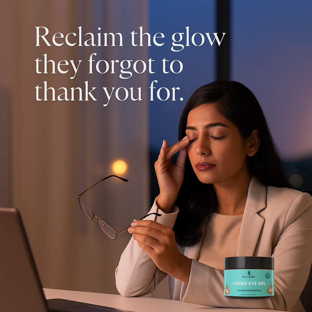 Under Eye Gel – Luxurious Organic Solution for Dark Circles, Puffiness & Ageing Eyes