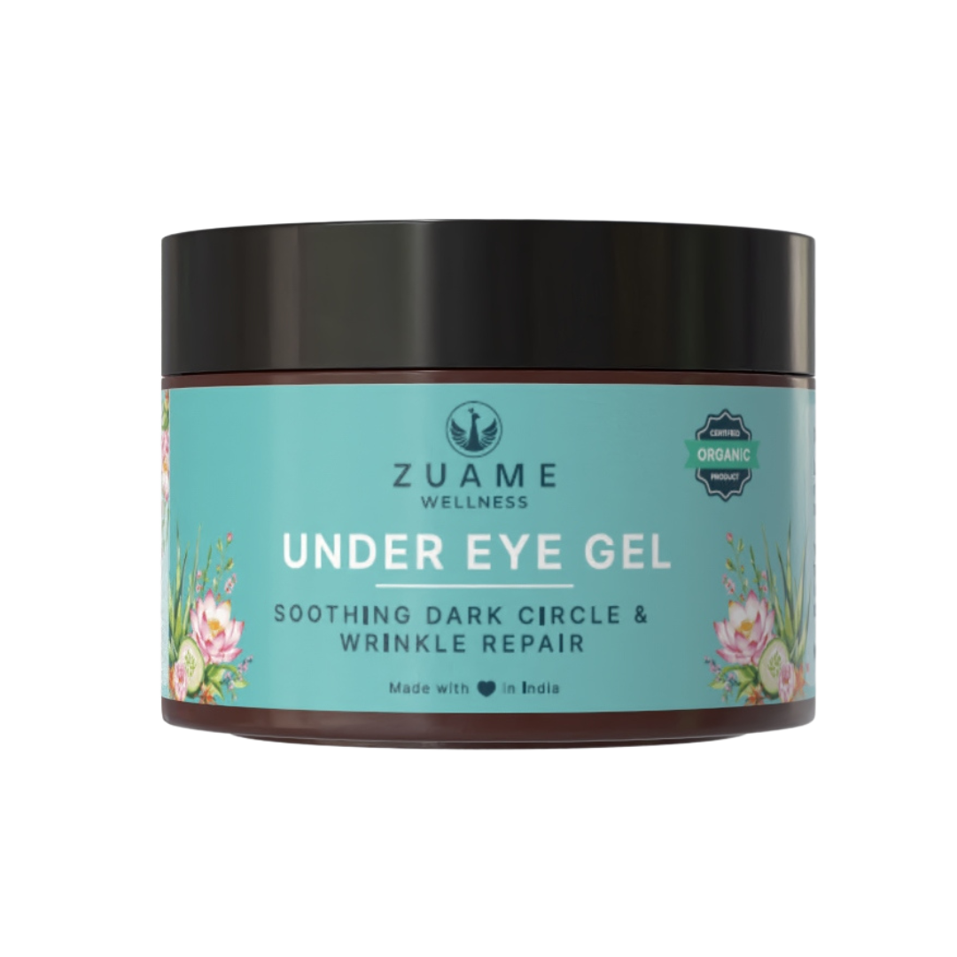 Mini Trial 5g Pack - Zuame Under Eye Gel Mini – Luxury Organic Solution for Dark Circles, Puffiness & Ageing Eyes