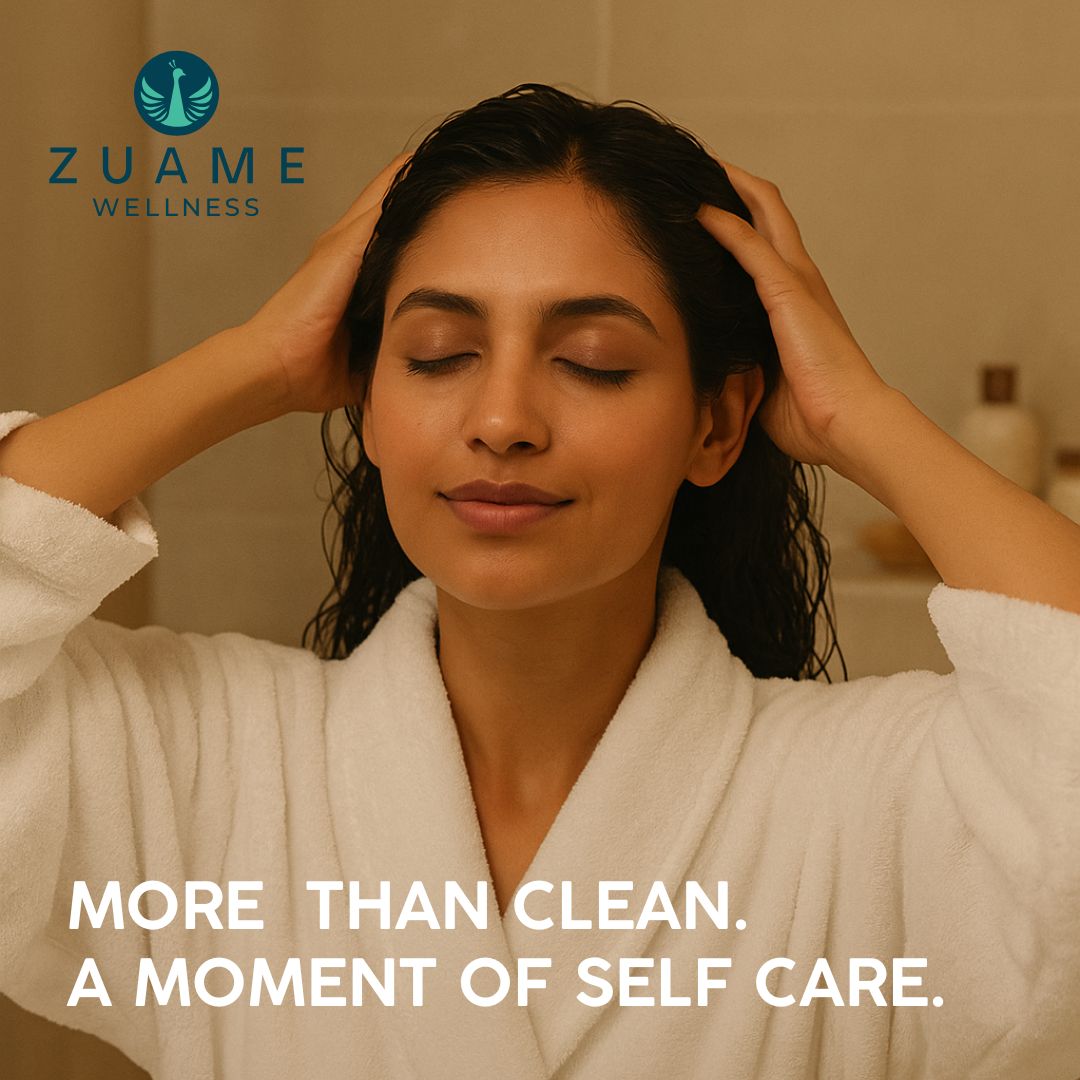 Zuame Hair Wash - 100% Herbal Powder Shampoo for Hair Fall & Dandruff Treatment