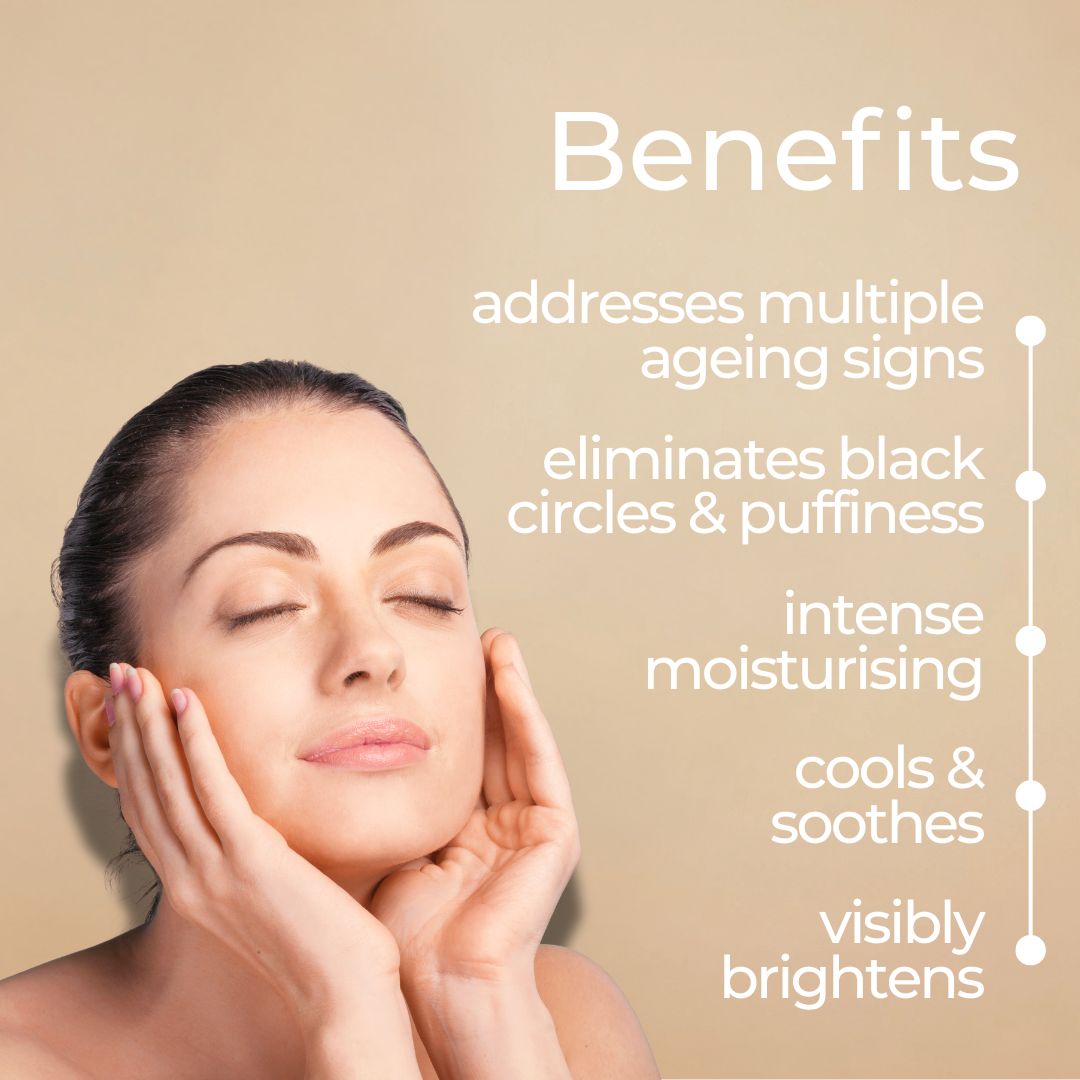 Mini Trial 5g Pack - Zuame Under Eye Gel Mini – Luxury Organic Solution for Dark Circles, Puffiness & Ageing Eyes