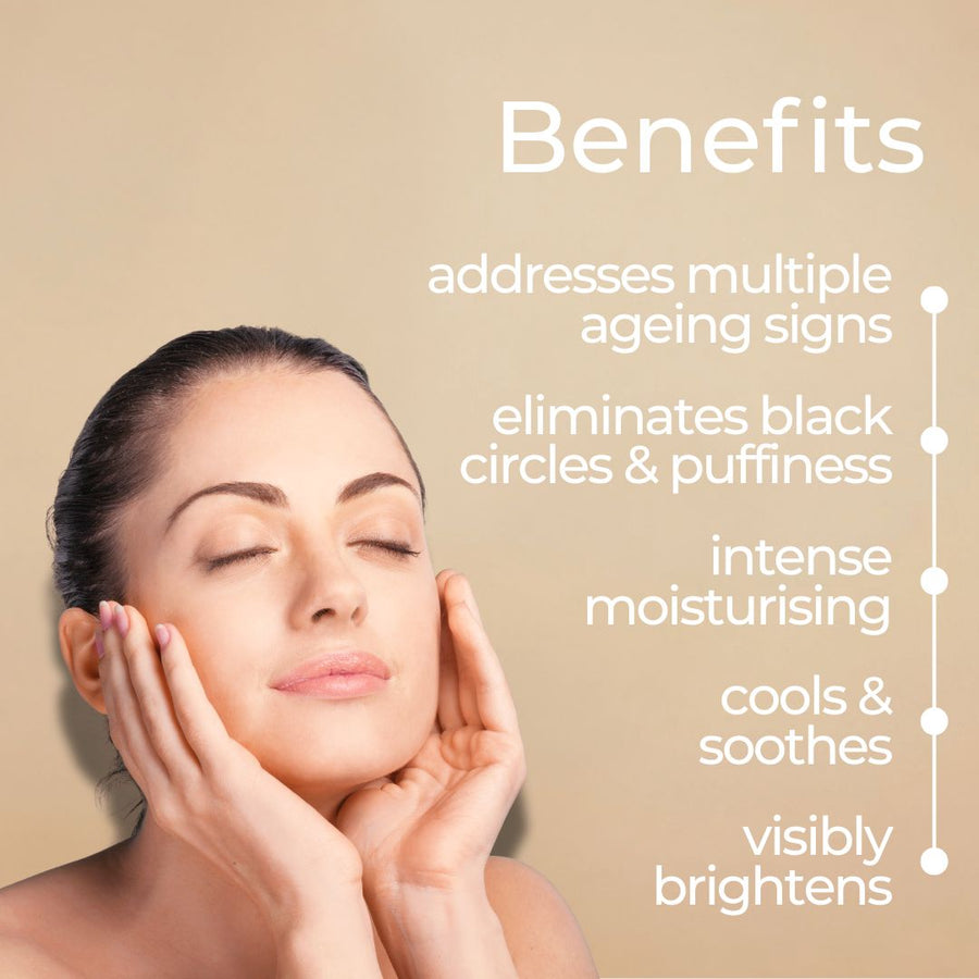 Mini Trial 5g Pack - Zuame Under Eye Gel Mini – Luxury Organic Solution for Dark Circles, Puffiness & Ageing Eyes