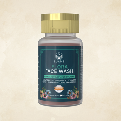Flora Face Wash for Gentle Cleansing & Brightening