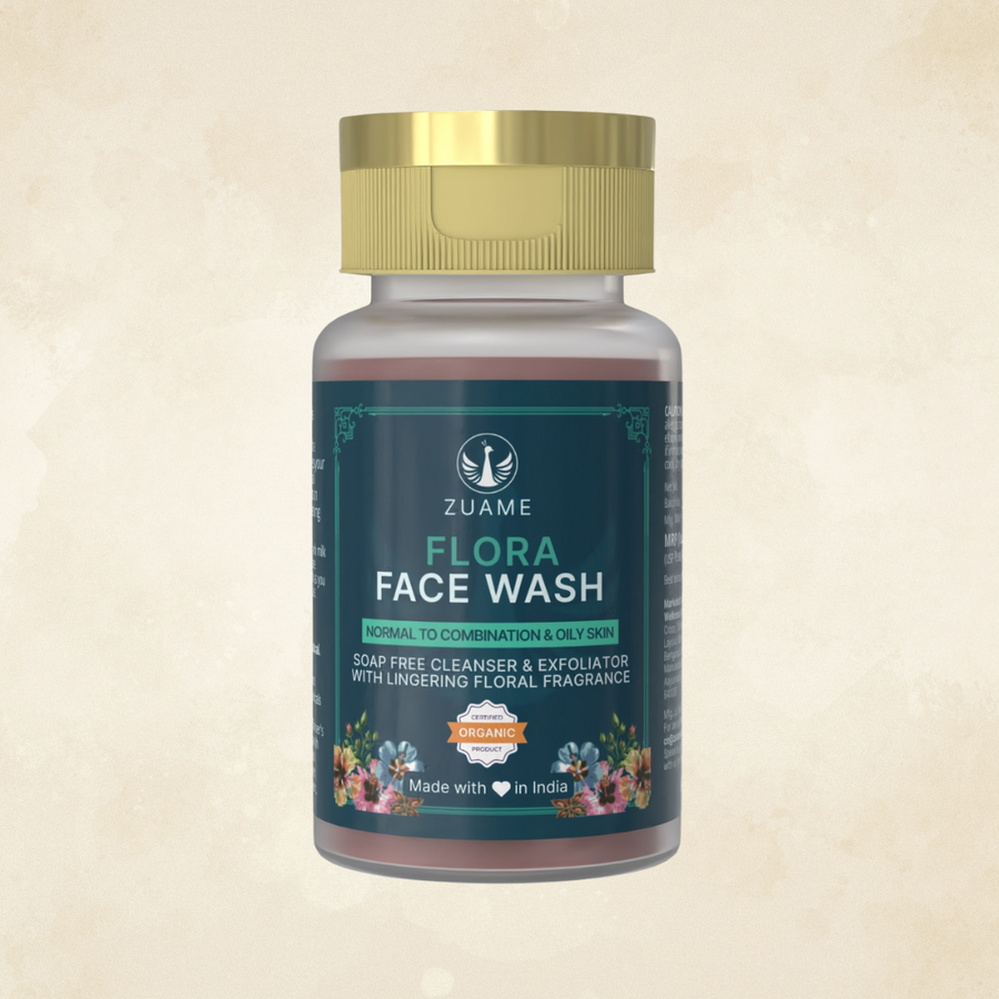 Flora Face Wash for Gentle Cleansing & Brightening