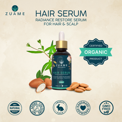 Hair Serum - The Zuame Radiance Restore™ : Premium Hair & Scalp Serum