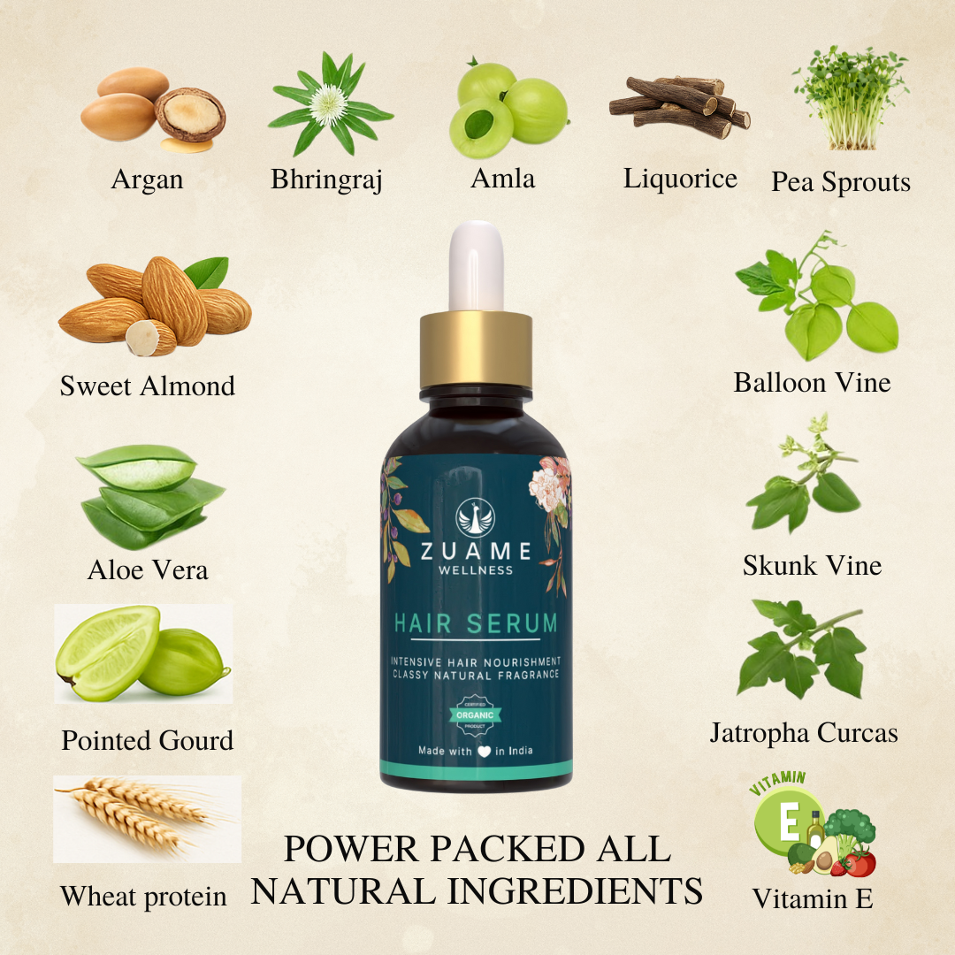 Hair Serum - The Zuame Radiance Restore™ : Premium Hair & Scalp Serum
