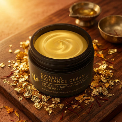 Swarna Radiance Face Cream With 24K Gold Bhasma