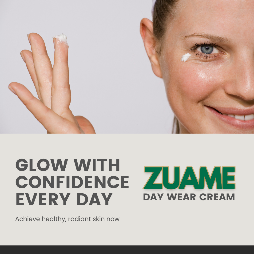 Zuame Day Wear Cream with Sun Protection SPF50 PA+++: Daily Moisturizer with Nourishing Botanicals and SPF