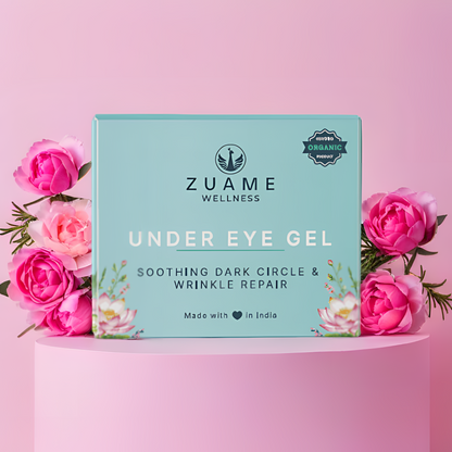 Mini Trial 5g Pack - Zuame Under Eye Gel Mini – Luxury Organic Solution for Dark Circles, Puffiness & Ageing Eyes