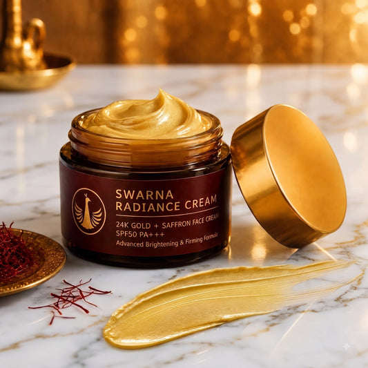 Swarna Radiance Face Cream With 24K Gold Bhasma