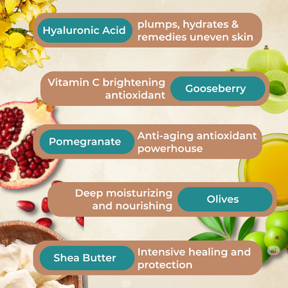 Zuame Day Wear Cream with Sun Protection SPF50 PA+++: Daily Moisturizer with Nourishing Botanicals and SPF