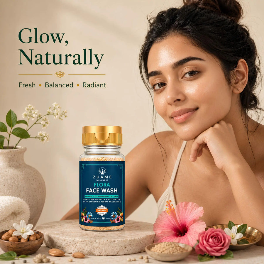 Flora Face Wash for Gentle Cleansing & Brightening