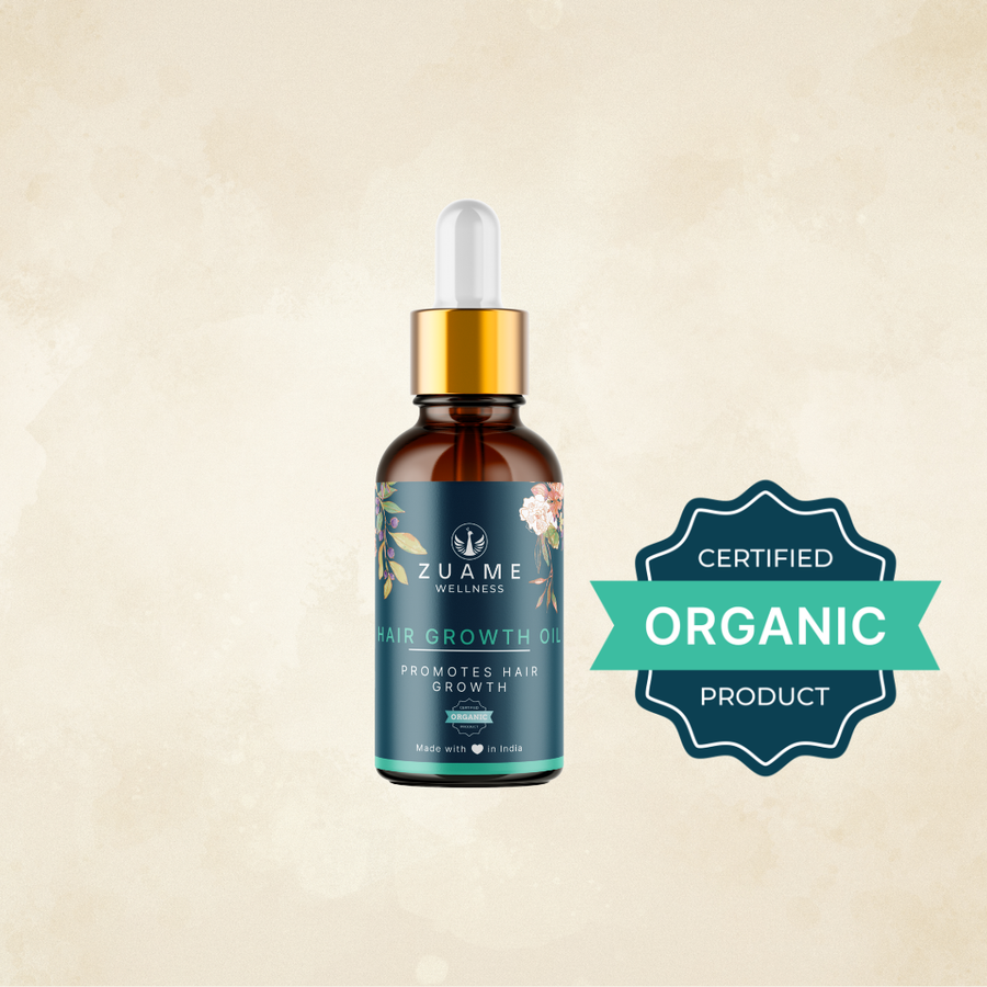 Zuame Hair Growth Oil - Hair Growth Oil With Bhringraj, Gudaari Saag, Garlic & Onion Shallots