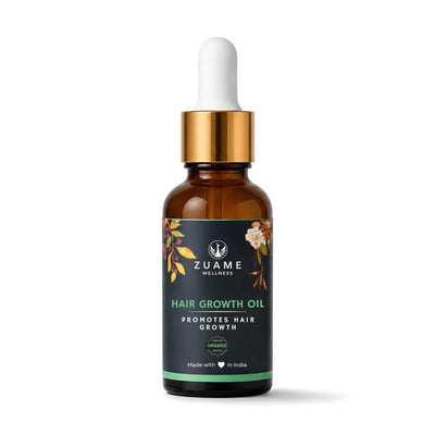Zuame Hair Growth Oil - Hair Growth Oil With Bhringraj, Gudaari Saag, Garlic & Onion Shallots