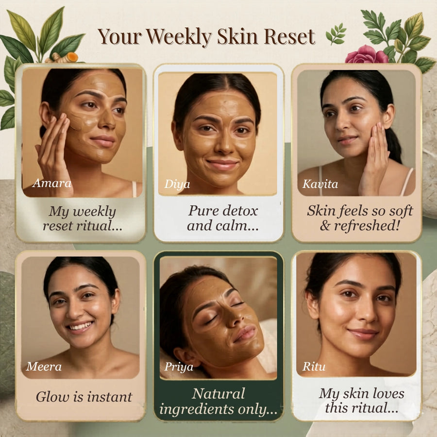 Swarna Radiance Clay Masque for Anti Aging and Radiance