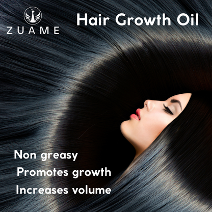 Zuame Hair Growth Oil - Quick Hair Growth Oil With Bhringraj, Gudaari Saag, Garlic & Onion Shallots