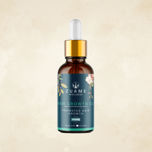 Zuame Hair Growth Oil - Quick Hair Growth Oil With Bhringraj, Gudaari Saag, Garlic & Onion Shallots