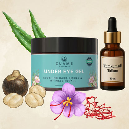 Under Eye Gel – Luxurious Organic Solution for Dark Circles, Puffiness & Ageing Eyes