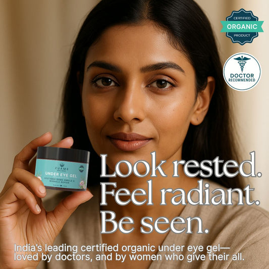 Under Eye Gel – Luxurious Organic Solution for Dark Circles, Puffiness & Ageing Eyes
