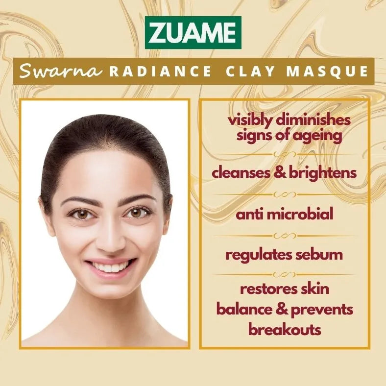 Swarna Radiance Clay Masque for Anti Aging and Radiance